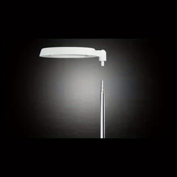 Full Spectrum 48-LED Energy-Saving Plant Grow Light, 5 Adjustable Brightness Levels, 4/8/12/18H Auto Timer, Retractable Pole (Approx. 7 to 17.6 Inches), Freely Height Adjustable & Easy Storag