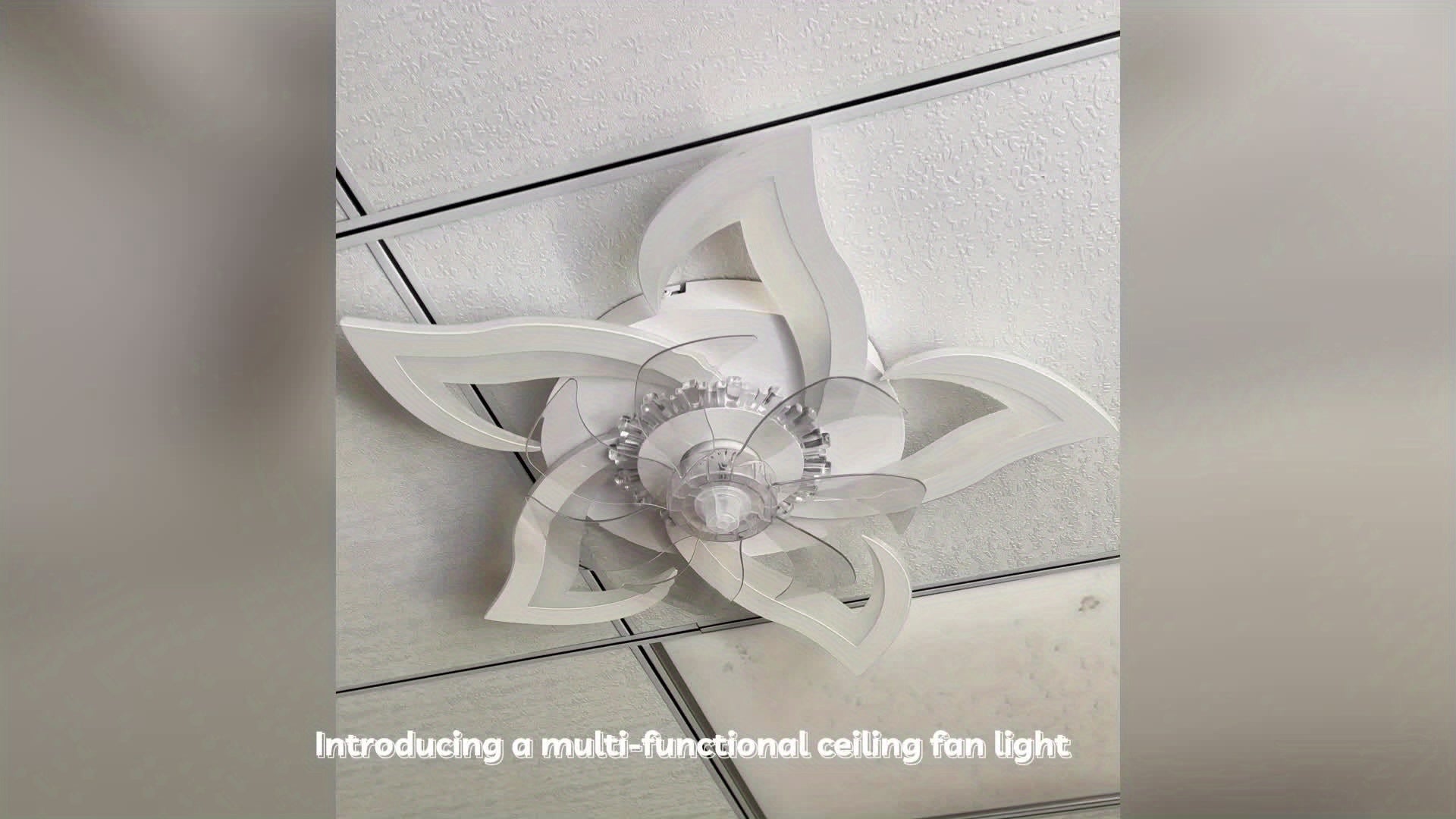 Ceiling Fan Light with Remote Control, 6-Speed 3-Color Dimmable, Black Low Profile Flush Mount Ceiling Fan, Perfect for Kitchen Bedroom Living Room