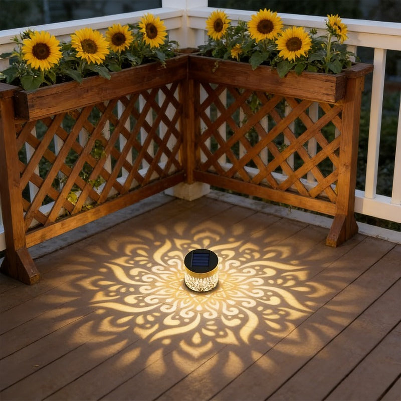 Solar Lotus Light, Lotus Design, Garden Decoration, Courtyard Decoration, Outdoor Decoration, Wall Solar Decoration