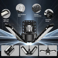 4000 lumen three-leaf adjustable LED light, high-brightness garage light, wide-angle illumination, E26/E27 universal, quick installation, high-quality plastic heat dissipation, suitable for garages, supermarkets, gyms and other scenes
