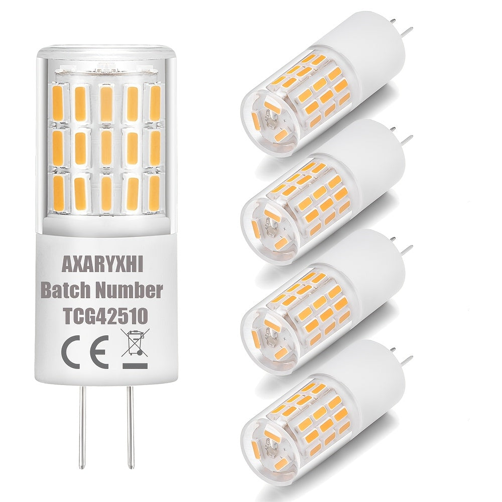 G4 LED crystal light G4 bulb LED pin base bulb, warm color 2700K, voltage AC/DC 12V-24V corn light small bulb, 3W home lighting G4 LED light source, LED G4 pin bulb warm white, 5-pack / 10-pack