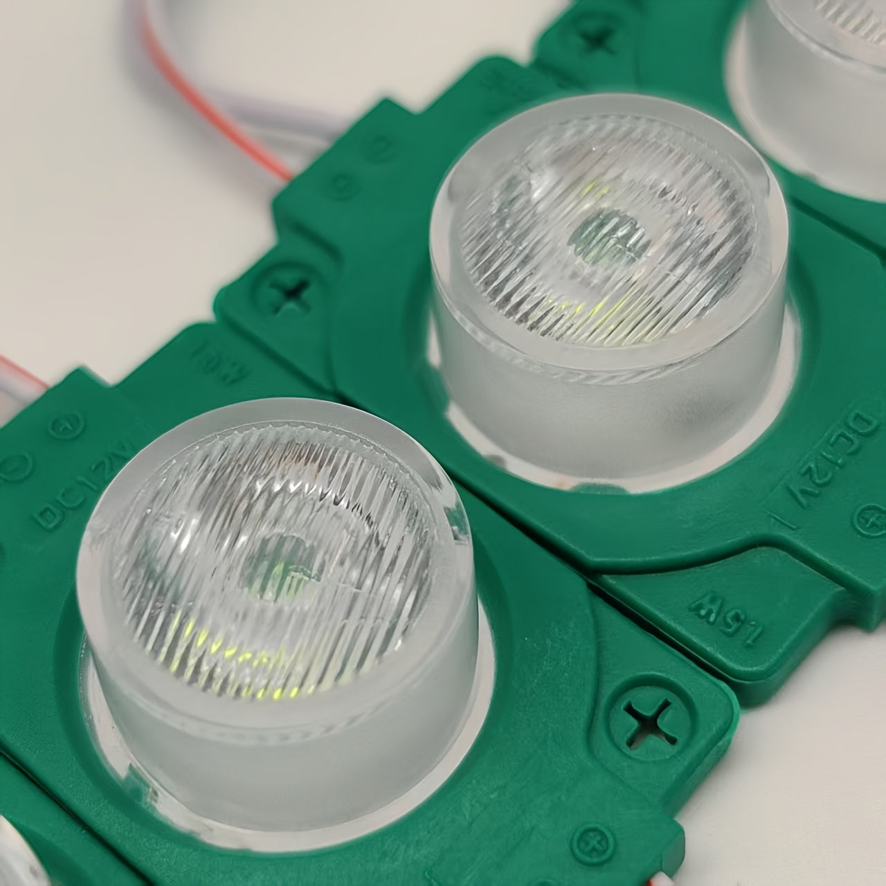 20 Pieces LED Module Light - Street & Area Lighting - Energy Saving LED Decorative Light, Perfect for Garden Parties, Hotels, Cafes, Catering, Event Hosting, Adhesive Tape Included - Versatile DC 12V Module Light