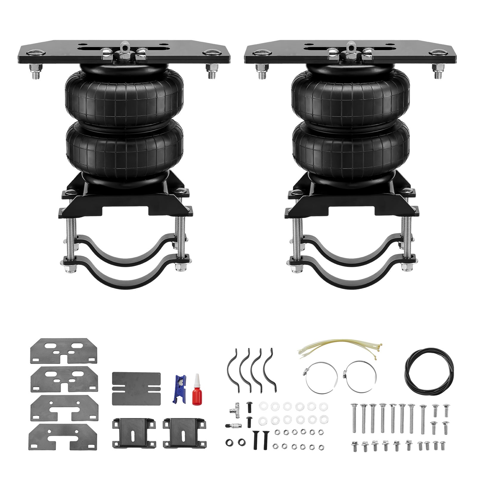VEVOR Air Bag Suspension Kit, Air Spring Suspension Bag Kit, 5000 Lbs Load Capacity, 5 to 100 PSI