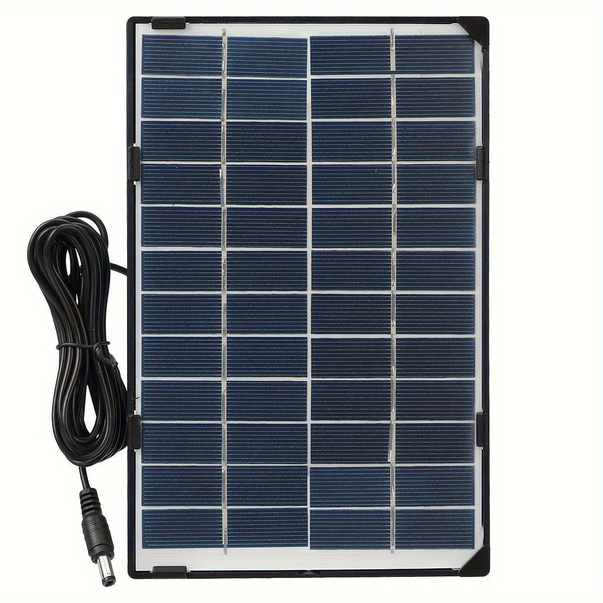 35W 12V 多晶太阳能电池板 3米线DC 接口 适用灯 监控摄像头