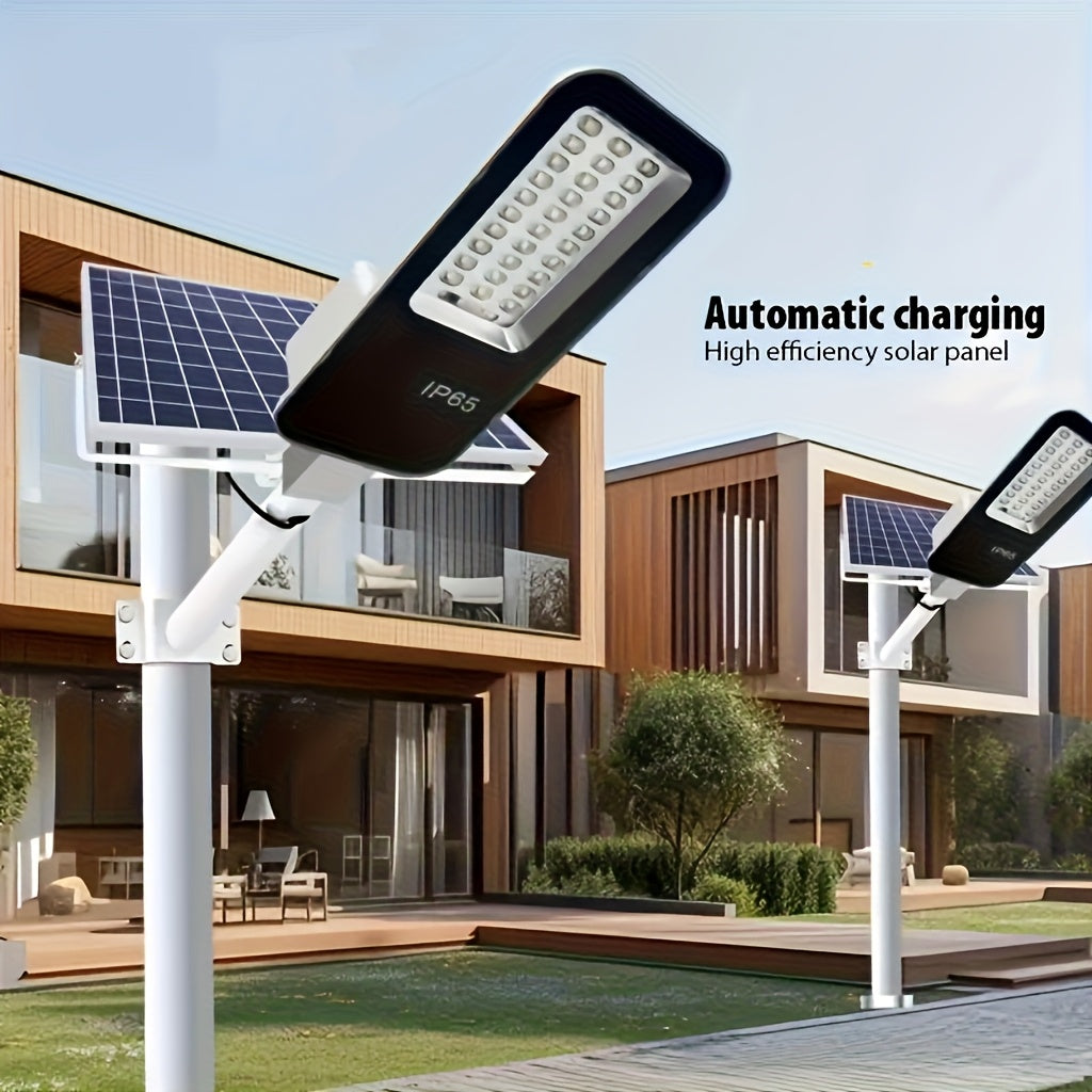 Solar Outdoor Light with 30 Lens LED Beads, Motion Sensor Light, Solar Security Light, Wall Light, Street Light, Dusk-to-Dawn Commercial Parking Lot Light, Perfect for Patio, Garage, Porch, Yard, Pathway, Outdoor Entrance