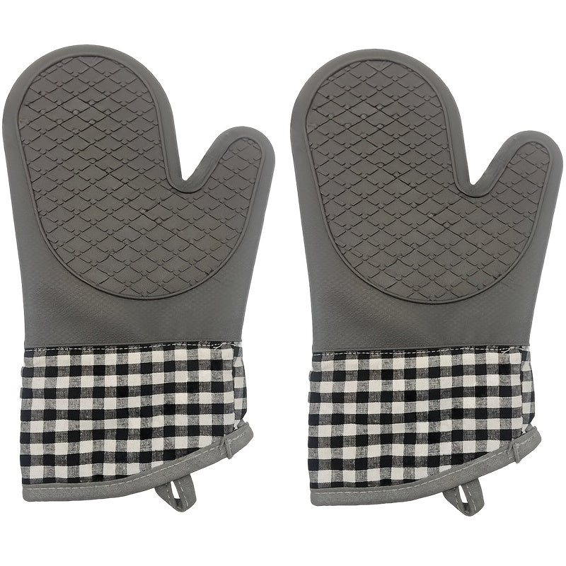1 or 2 Pack Non-Slip Silicone Kitchen Gloves – Hand Wash Only