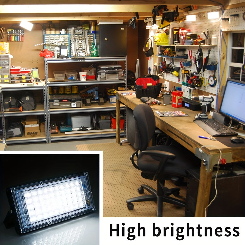 5V USB LED Light with 50/96/144 LED Beads, 6000K Pure White Light, USB Plug Easy Connection, 59.06 Inch Power Cord with On/Off Switch, Ideal for Garage Warehouse Indoor Construction Site Lighting