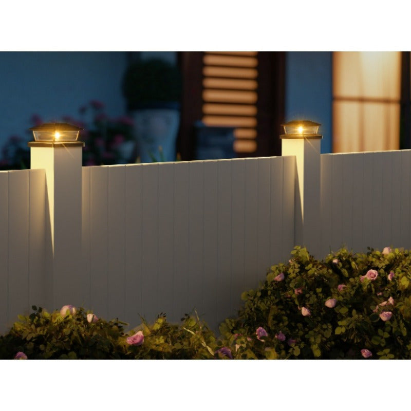 8/16/24 Pack Solar Post Cap Light, 2 Modes Auto On/Off, Suitable for Fences and Deck Courtyards, Gardens, Pathways, Compatible with 4x4 and 6x6 Wood/Vinyl Posts