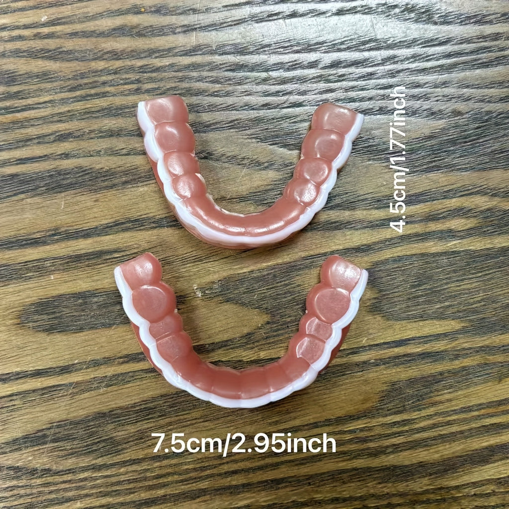 升级款全包假牙｜男女通用，仿真外观还原自然牙色与形态，上下颌精准适配，安装拆卸一步到位，佩戴舒适不硌口，缺牙替换优选！高性价比牙科解决方案，助你重拾自信笑容，优质材质打造，专为老年人口腔护理设计，实用又省心(Cosmetic Teeth Veneers)