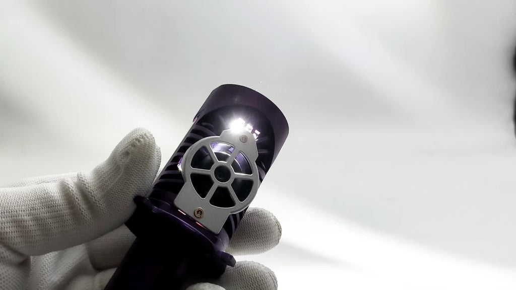 H4 Dual LED Mini Projector Lens LED Car Headlight Bulb 180W Super Bright Turbo Auto Bulb H4 High/Low Beam Fog Light Bulb 12V 24V