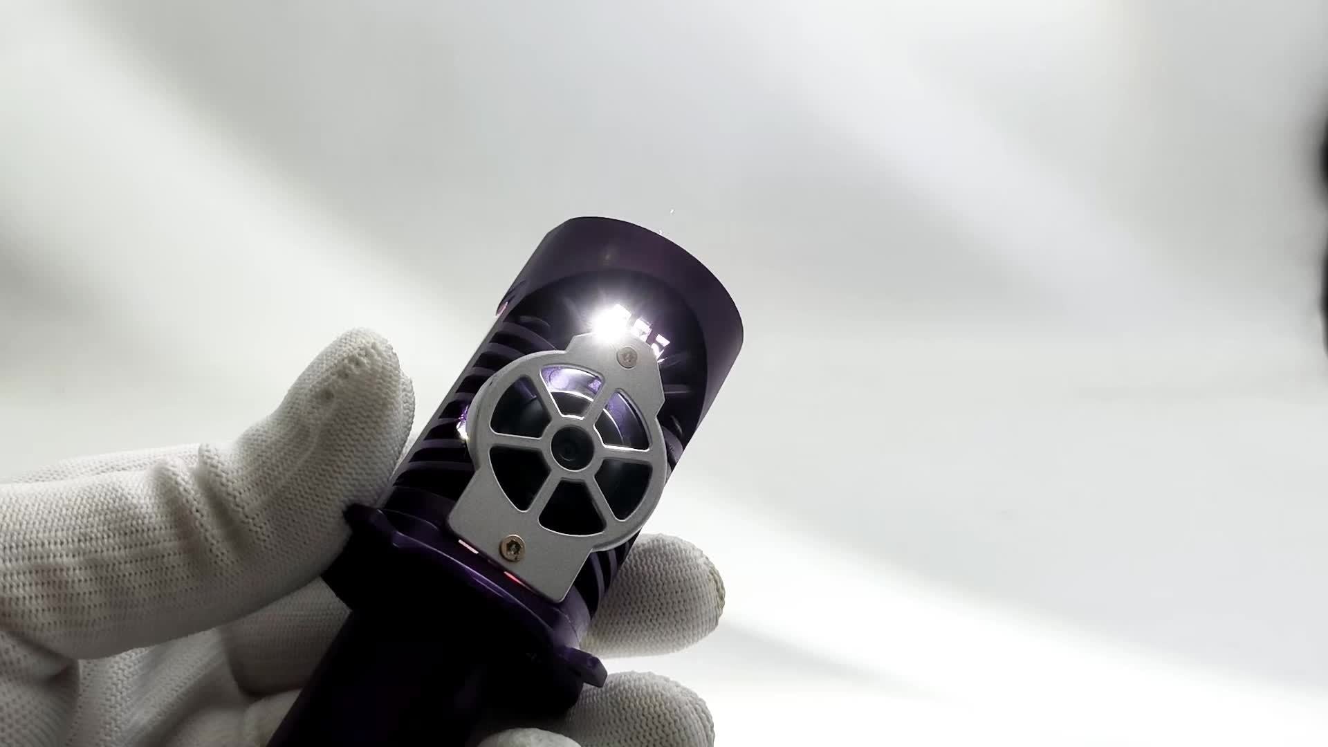 H4 Dual LED Mini Projector Lens LED Car Headlight Bulb 180W Super Bright Turbo Auto Bulb H4 High/Low Beam Fog Light Bulb 12V 24V