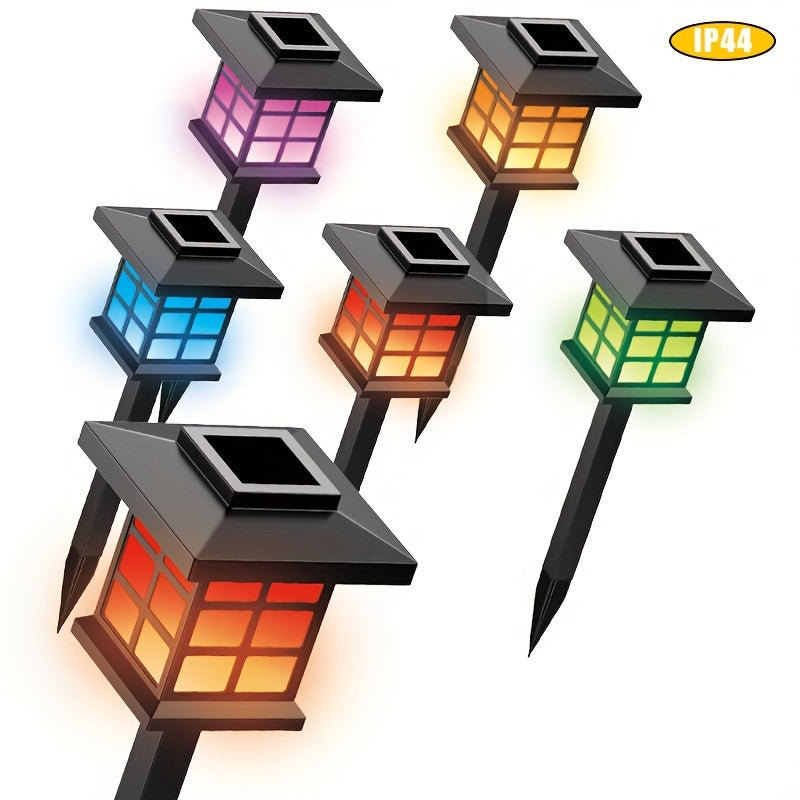 24/12/6 Pack LED High Quality Solar Lights, Suitable for Outdoor, Christmas Decoration, Illuminating Your Garden, Landscape, Pathway, Yard, Patio and Driveway Lighting (White/Warm/Color Light)