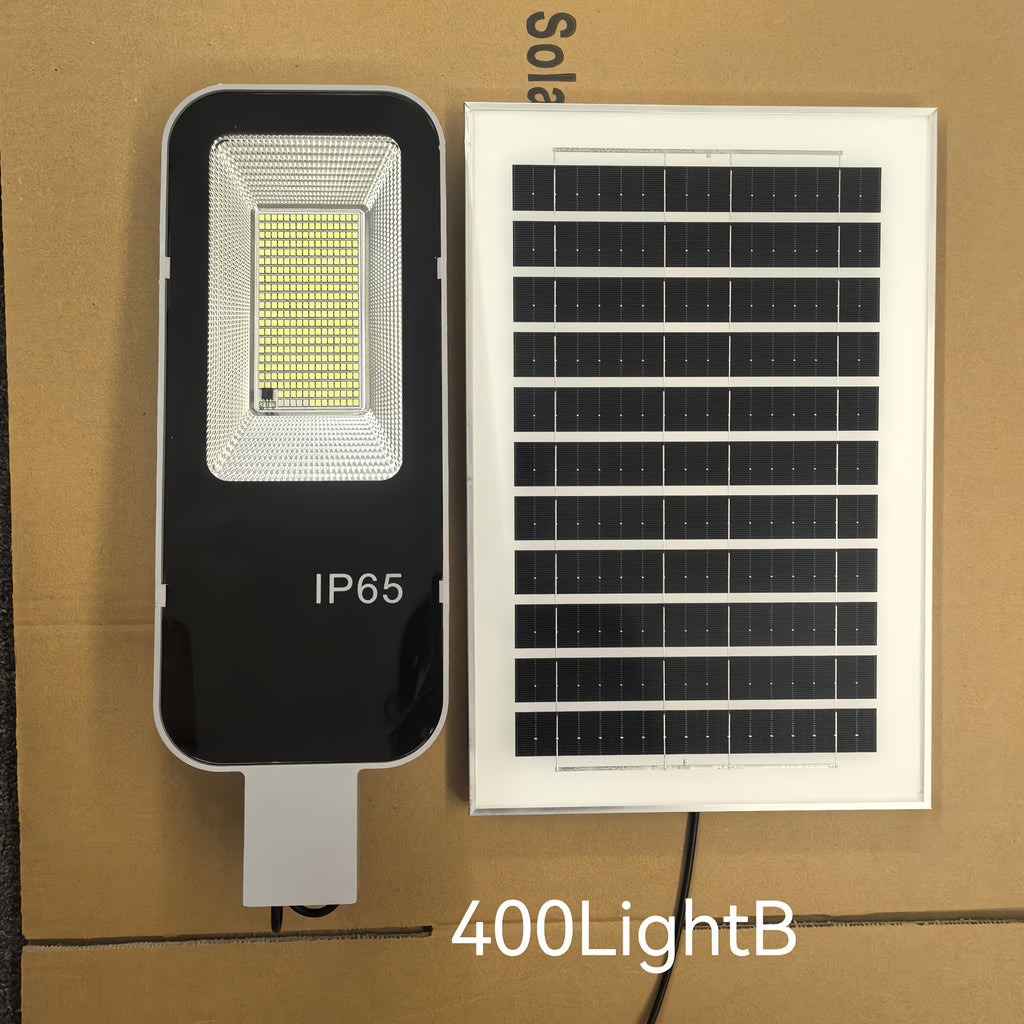 300 High-Brightness High-Efficiency Solar Street Light, Outdoor Parking Lot Light, Commercial Dusk-to-Dawn Motion Sensor Floodlight, High-Brightness LED Beads, Monocrystalline Silicon Solar Panel, Lithium Iron Phosphate Battery