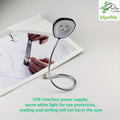 Universal USB light, metal flexible hose, lighting angle freely adjustable, soft light, portable, very suitable for living room, study, desk lamp, perfect gift for students/colleagues/friends
