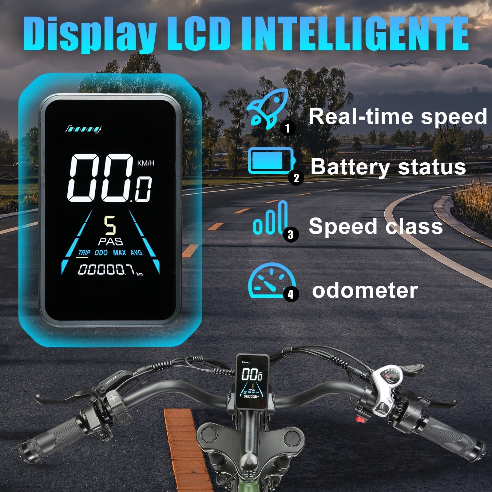 20寸 19.5mph 740w电动助步车