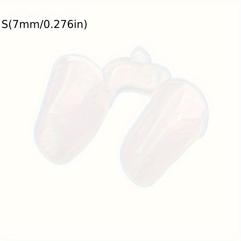 1 件可调式透明矽胶鼻形塑夹 - 增强呼吸，舒适耐用，适合打鼾和缓解鼻塞，易于清洁，便携 - 适合小到大鼻孔，打鼾装置