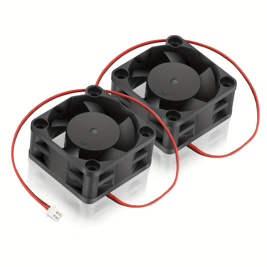4Pcs 40mm Brushless Cooling Fan 40mm×40mm×20mm DC 12V 24V 2Pin 4020 Extruder Hot End Cooling Fan 3D Printer Accessories Parts