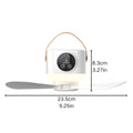 2-in-1 USB Fan & Camping Light, Portable Outdoor Fan, Large Capacity Battery Powered, Mini Camping Ceiling Fan, 1pcs