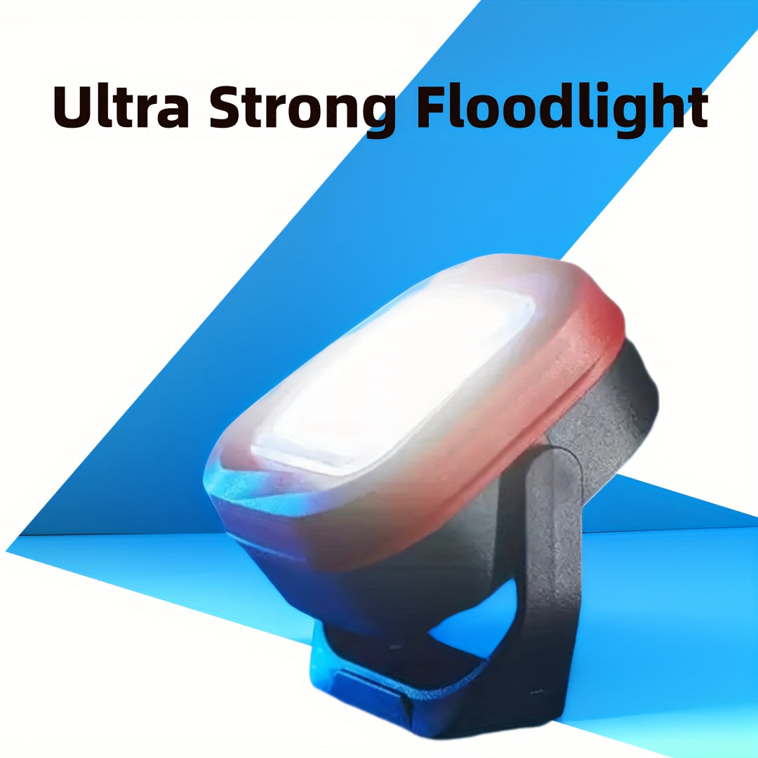 000mAh Long Lasting Auto Repair Work Light, Rechargeable LED Lithium Battery Lamp, Shock Resistant Design