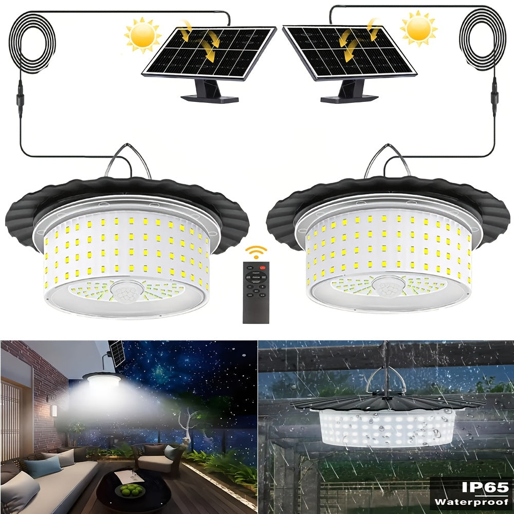 Solar Sensor Pendant Light - White Light