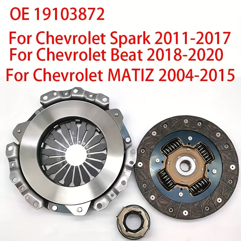 OE 19103872 Auto Parts Car Clutch for Chevrolet SPARK 2011-2017, Automotive Drive for Chevrolet MATIZ 2004-2015, Clutch Kit for Chevrolet BEAT 2018-2020, Clutch Pressure Plate, Clutch Friction Disc for Chevrolet, Auto Accessories Fit Chevrolet
