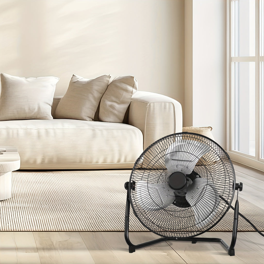 Industrial Floor Fan, Regular Grill, 14/18/20inch, 1/2 Pack, US Plug, 110V