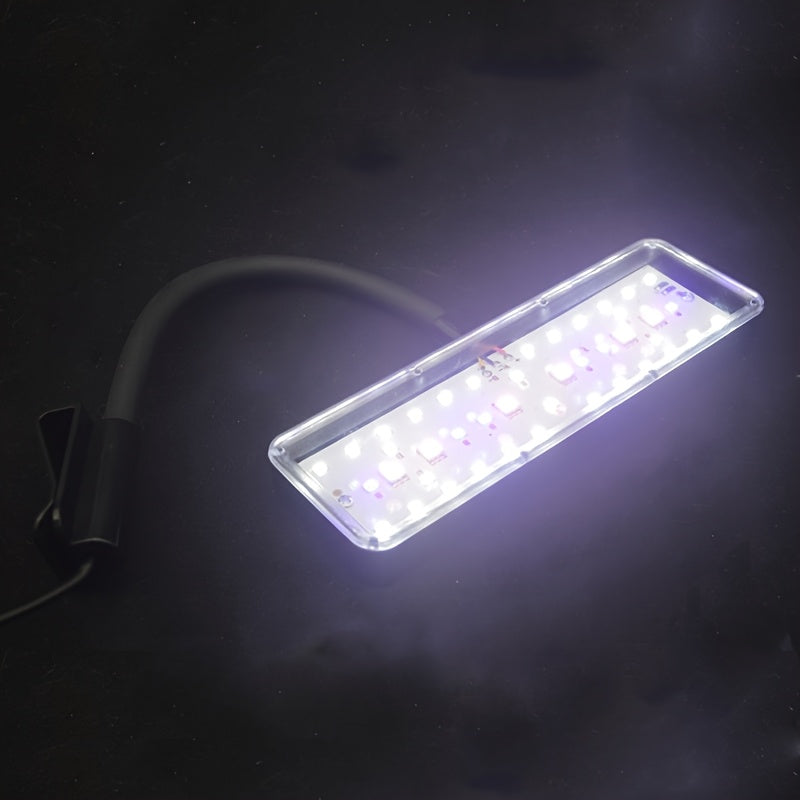Dimmable Aquarium Light, 360° Rotatable Design, Full Spectrum, Ideal for Aquatic Plant Growth, Battery-Free