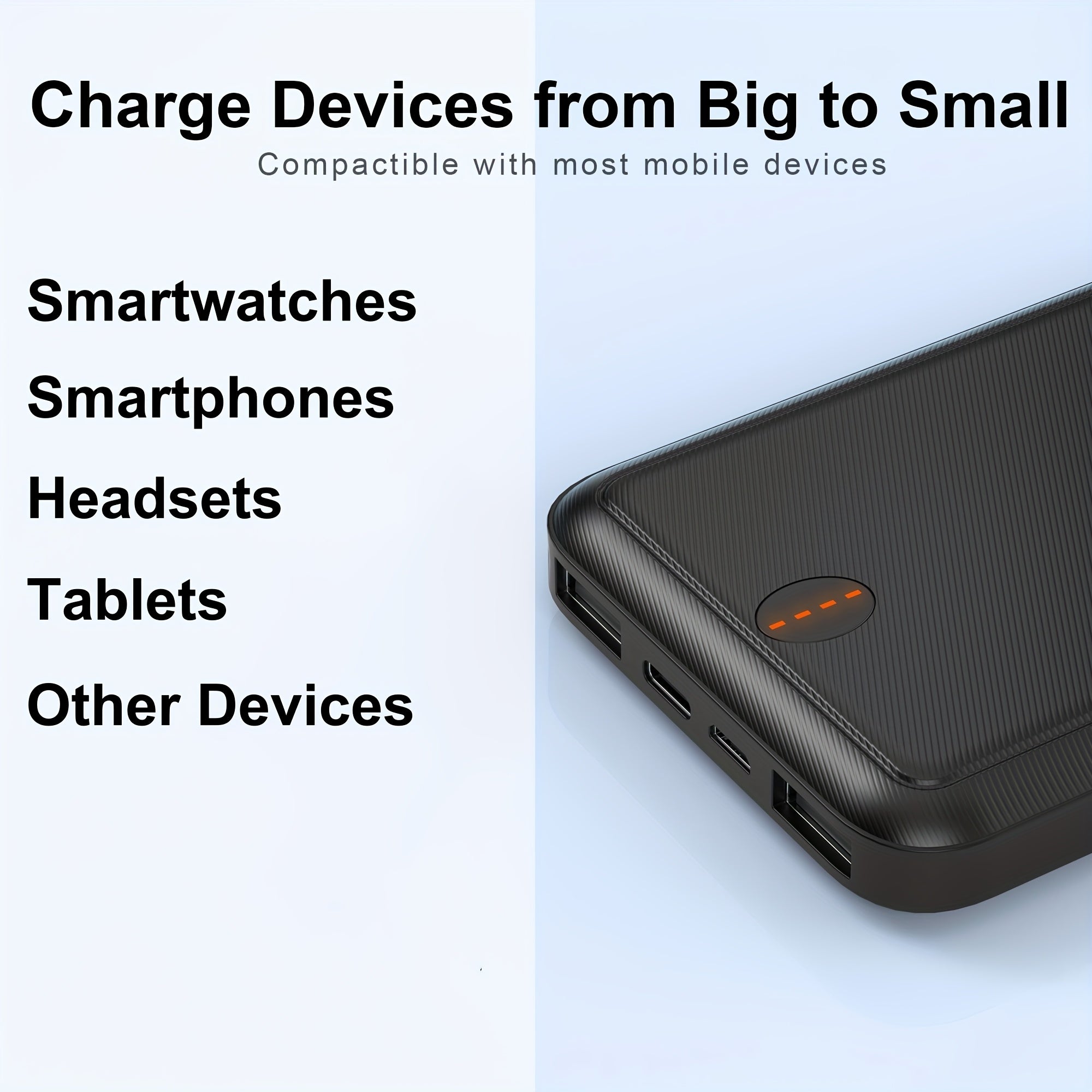 Christmas Carnival Price! 3 Sets Of 10000mAh Power Banks, 5V3A Fast Charging, Suitable for Both Mobile Phones And Tablets