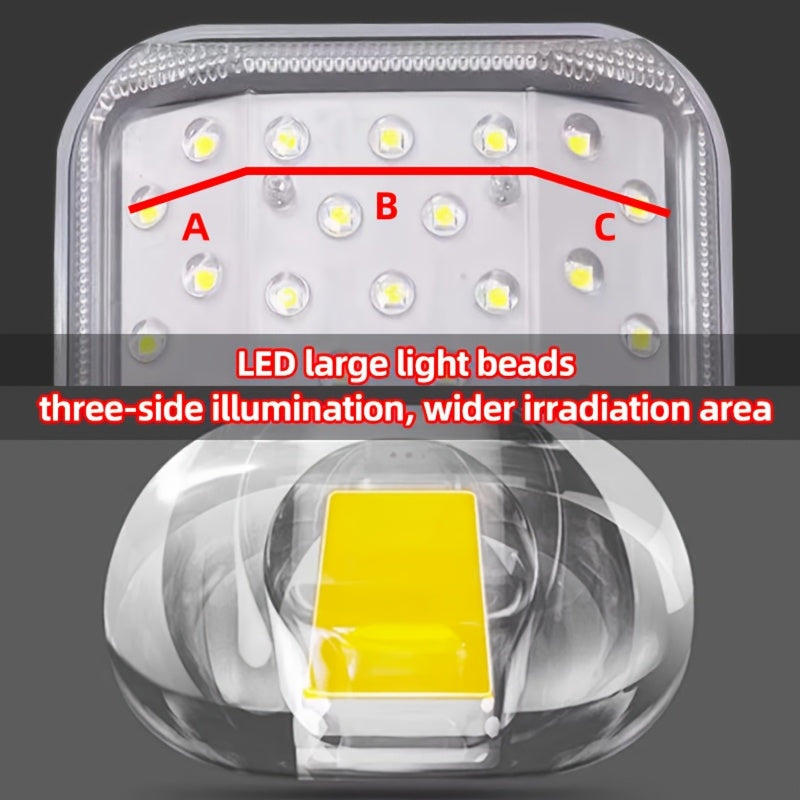 Super Bright LED Curved Solar Street Light, 6500K Solar Road Lighting with Remote Control, Perfect for Outdoor Commercial Parking Lots and Road Lighting
