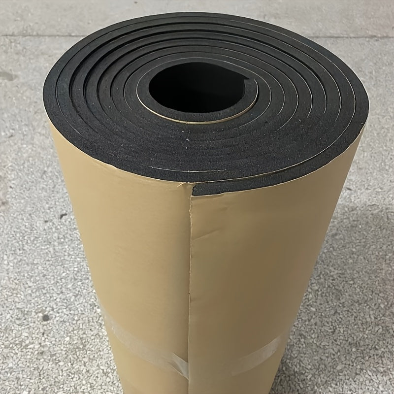 1卷 15/10/6/3毫米厚度 汽车引擎盖隔热材料 防震隔音贴纸 汽车改装 78.74*19.69英寸 / 39.37*19.69英寸，无需电池