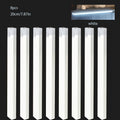 8-pack smart motion sensor LED light, household lighting LED tube, USB rechargeable + magnetic design, commonly used for cabinets, wardrobes, bookshelves, vanity tables, wireless, DIY night light. Bookshelf lighting
