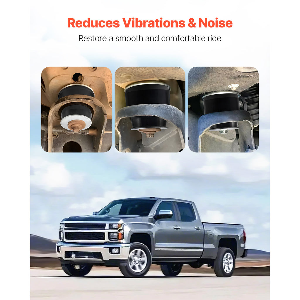VEVOR Body Mount Bushing Kit, Compatible with 1999-2014 Chevrolet Silverado and Sierra 1500/2500, 24 Piece Set