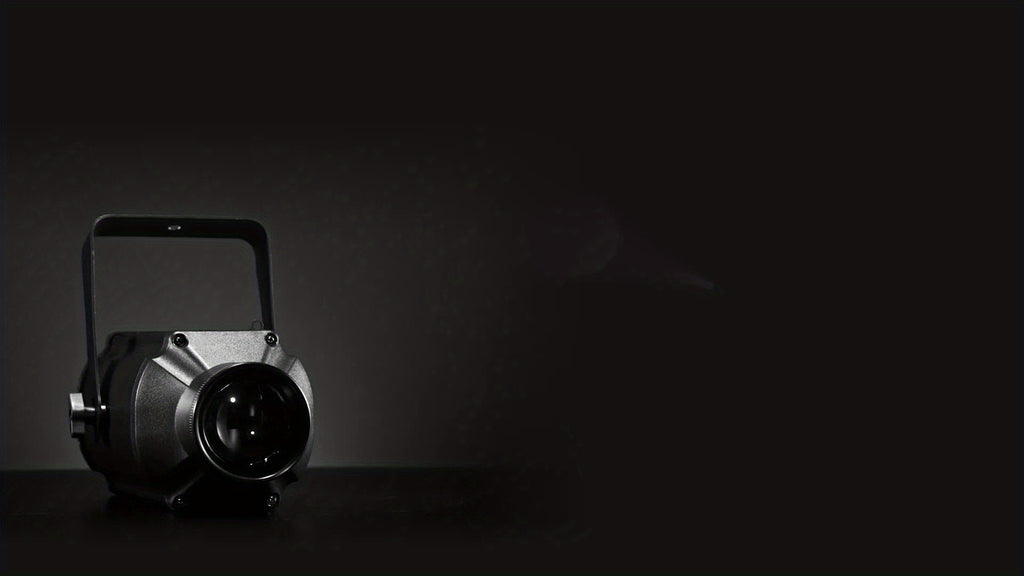 Compact stage light, featuring 150W warm/cool white COB technology, adjustable 3200K to 5600K, with zoom control and DMX512 compatibility. These 6-channel manual focus LED spotlights are perfect for performances and events.