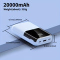 Mini Ultra-Convenient Fast Charging Power Bank, with a Large Capacity of 10000/20000Mah, 22.5W USB Fast Charging Output, 20W Bidirectional Fast Charging, Digital Power Display Screen, Suitable for Iphone/Android System Mobile Devices, Birthday Gift