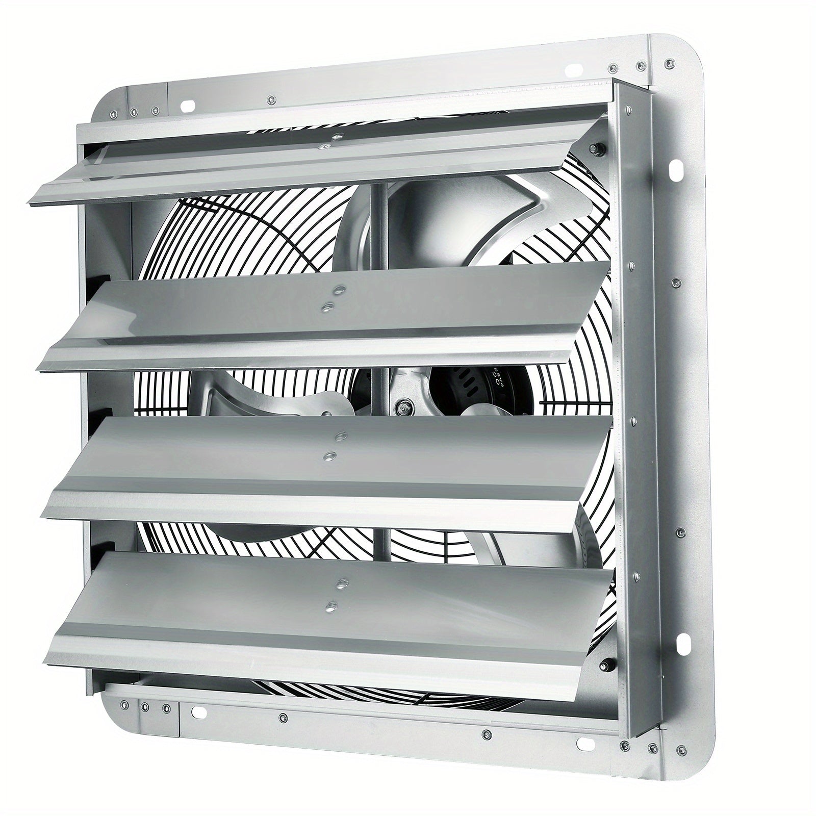 VEVOR 16" Shutter Exhaust Fan with Speed Control – AC Motor, 2000 CFM, Easy Wall Mount Installation, for Greenhouses, Garages & Sheds, US Plug