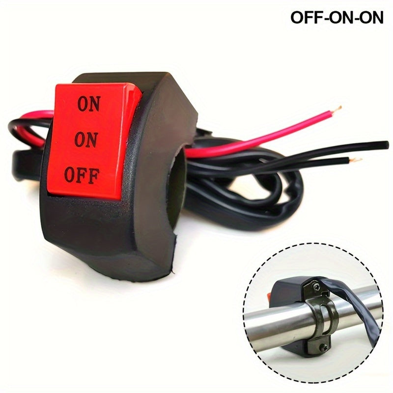 Super Bright LED Motorcycle Light - Dual Color High/Low Beam Car Light, Suitable for Sedans, Trucks, SUVs and UTVs, 12V/24V Voltage, Mini Lens, Black Housing, Off-Road Specific