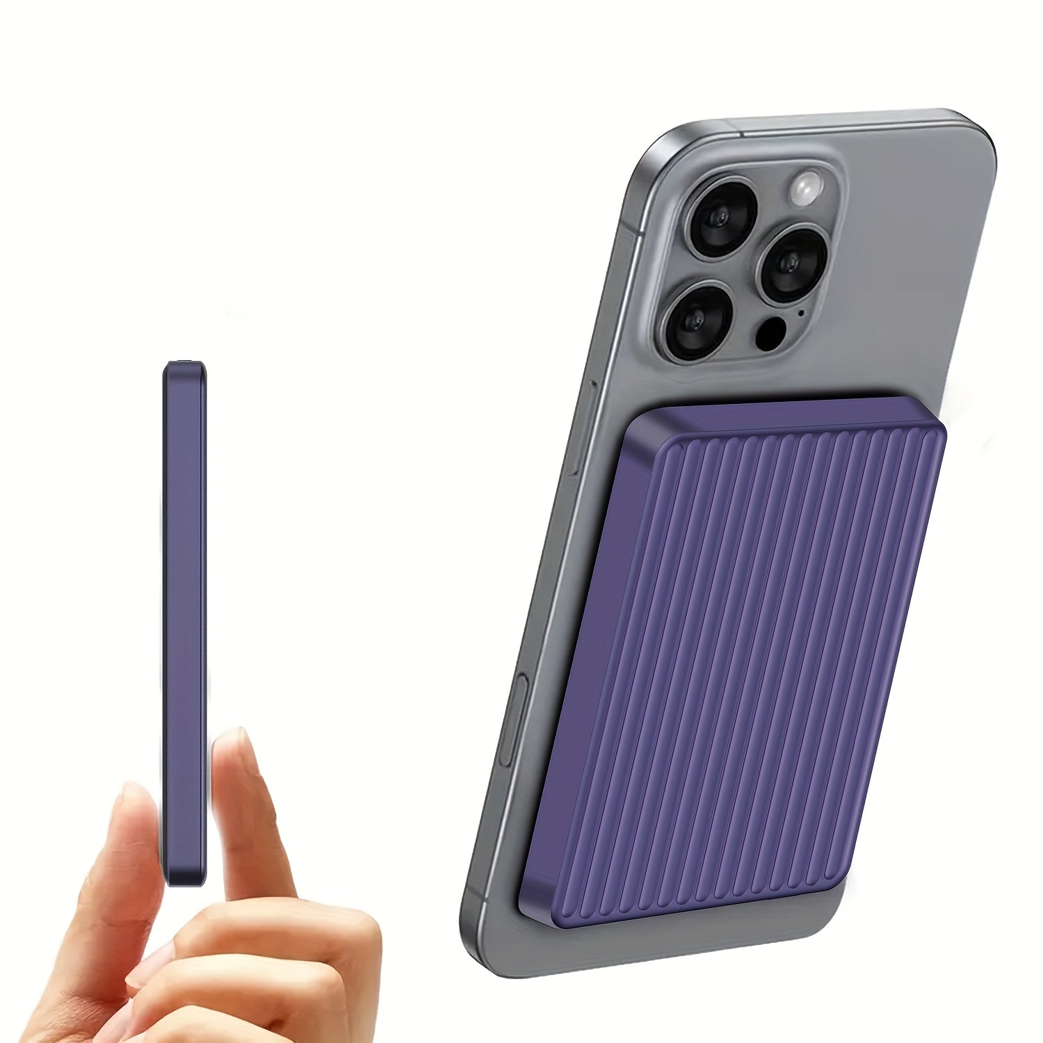 Magnetic Power Bank with a Capacity of 5000 Mah, Featuring Wireless Portability And 20W USB-C Fast Charging, Compatible with Iphone 15/14/13/12 Series