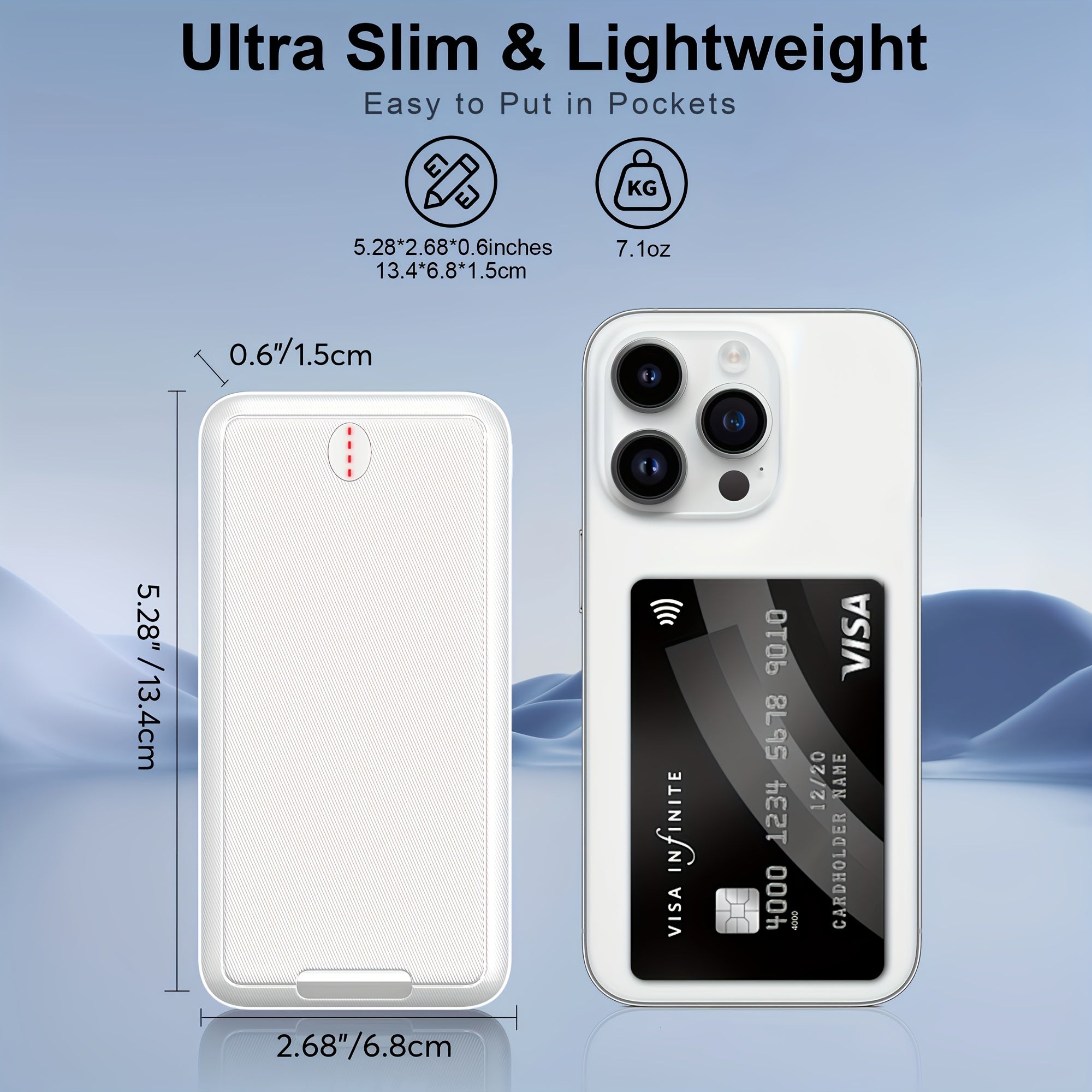 Three 10000mAh Power Banks with 5V3A Fast Charging for Mobile Phones, Tablets, Heated Jackets, And All-around Charging