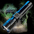 High Brightness Zoomable Flashlight, Built-in Rechargeable Lithium Battery, Portable Adjustable Focus Torch, Compact & Powerful for Camping Emergency Use