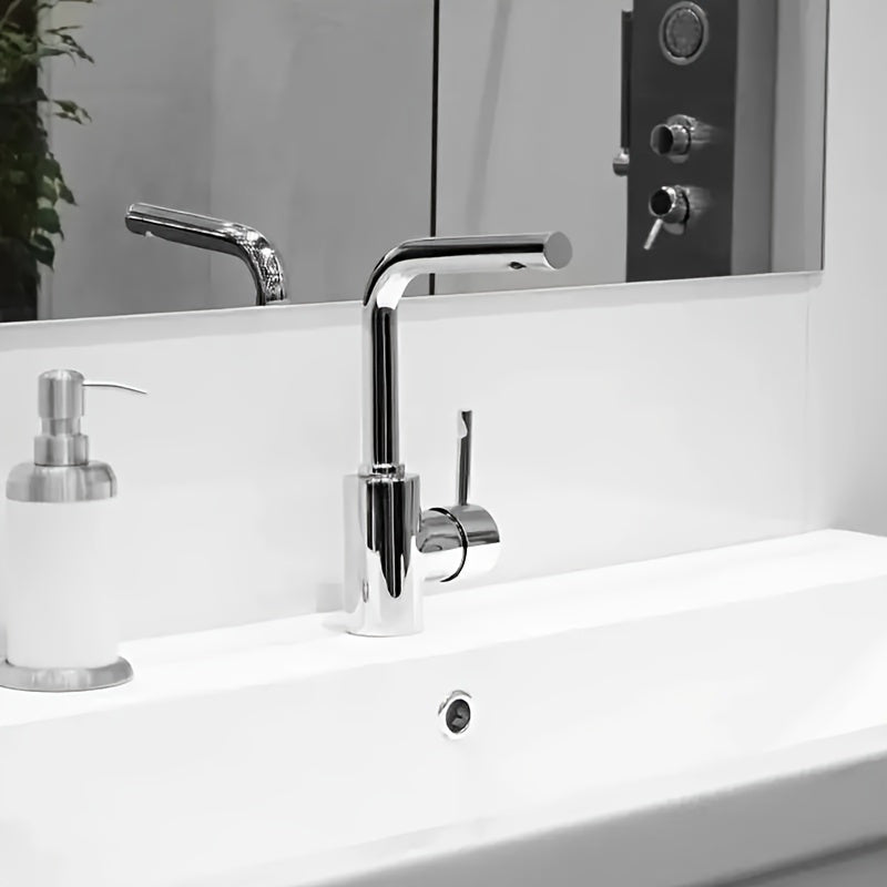 [Elegant Sink Drain Cover] 1/2/4pc Stainless Steel Decorative Drain Cover - Leak-Proof Design, Easy Install with Knob, for Bathroom & Kitchen, Modern Minimalist Style, Kitchen Sink Accessory