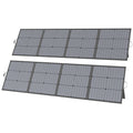 220瓦行動式太陽能發電板，適用於露營電源站，露營必備品，220W 40V可摺疊太陽能板配太陽能線，23.5%高效發電，帶4個支架，適用於露營房車停電時使用。萬聖節秋季主題