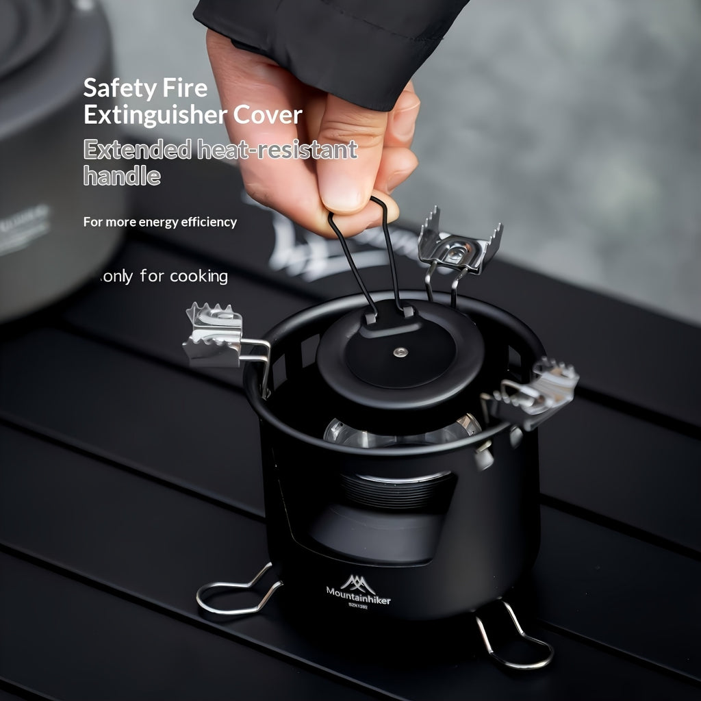 Shanzhike Separate Stove | 40-Min Long-Lasting Outdoor Stove | Ultra-Light Aluminum Portable Stove | Must-Have for Camping, Picnic & Tea Boiling (Free Storage Mesh Bag) | Only for Cooking