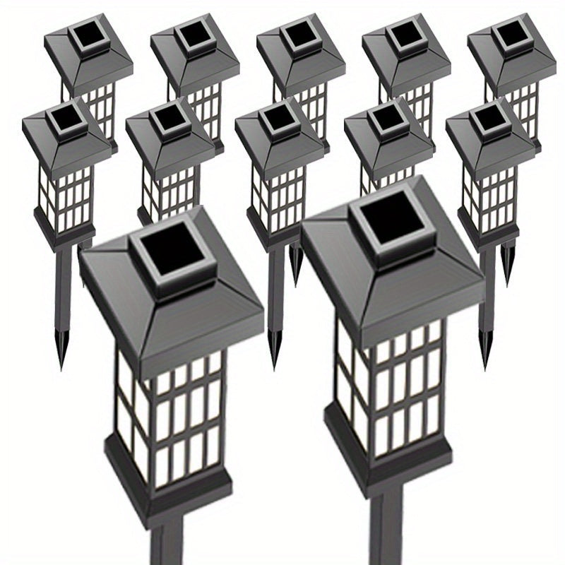 24/12/6 Pack LED High Quality Solar Lights, Suitable for Outdoor, Christmas Decoration, Illuminating Your Garden, Landscape, Pathway, Yard, Patio and Driveway Lighting (White/Warm/Color Light)