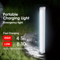 Rechargeable multi-functional light tube, large capacity battery, multiple dimming modes, stepless dimming, can be wall-mounted or handheld, suitable for indoor emergency, camping, stalls, car use, portable lighting, must-have for travel