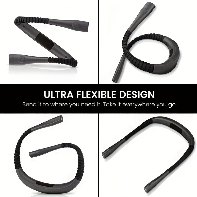 LED Hands-Free Flashlight, Neck Hanging Reading Light, Bed Book Reading Lamp, 3 Colors 6 Brightness Levels, Flexible Bendable Arm, Rechargeable Durable, Perfect for Reading, Knitting, Camping