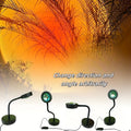Sunset projection lamp photo ambiance light, metal flexible hose sunset red table lamp, room atmosphere night light