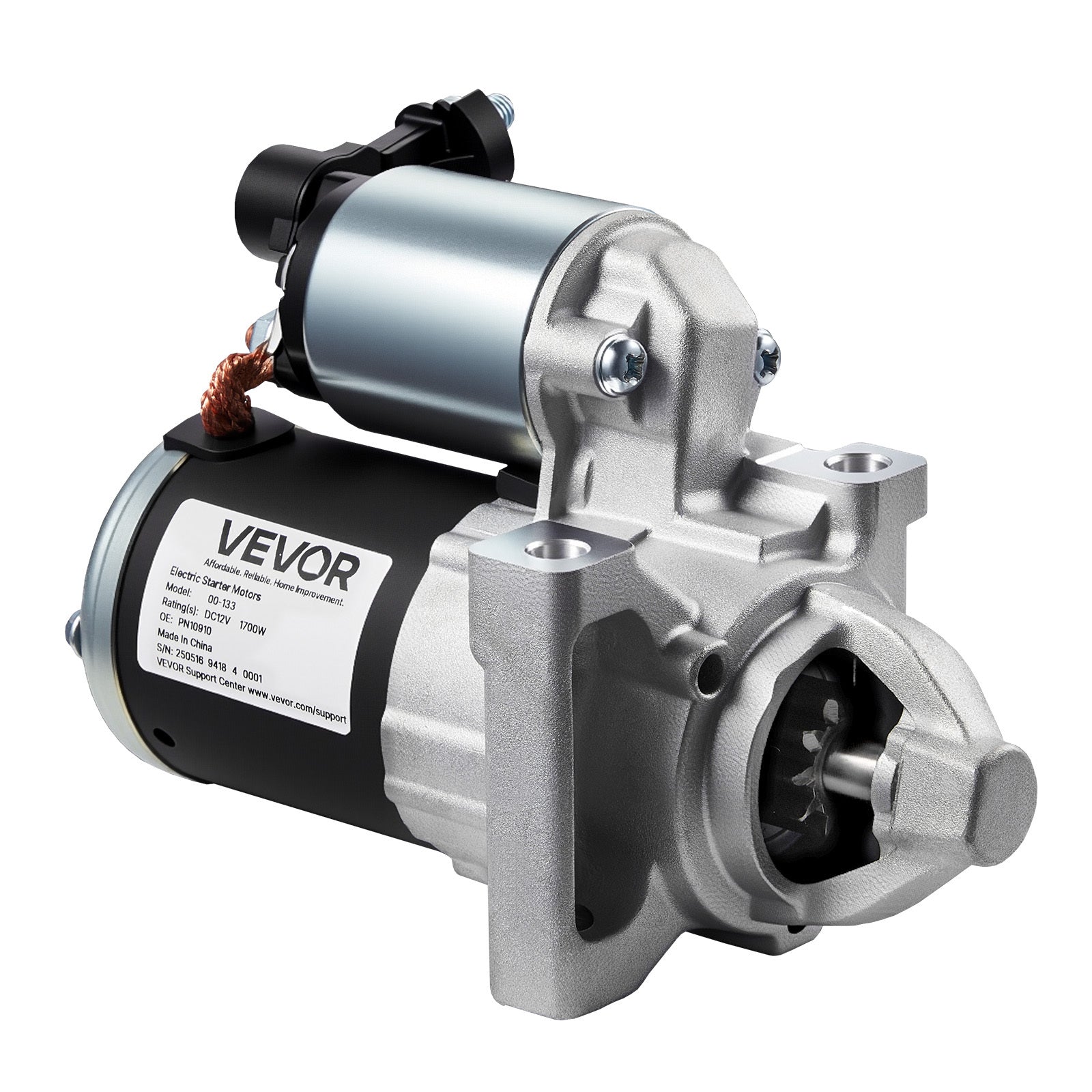 VEVOR Starter High Torque Starter Motor, Compatible with Cadillac Chevy GMC 10910 M000T24072