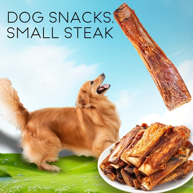 80g 小型犬磨牙棒 - 牙齒清潔磨牙骨，牛排口味，狗狗零食，幼犬健康磨牙玩具，幫助清潔牙齒和清新口氣，耐用且安全的狗狗磨牙棒，非常適合小型犬和幼犬