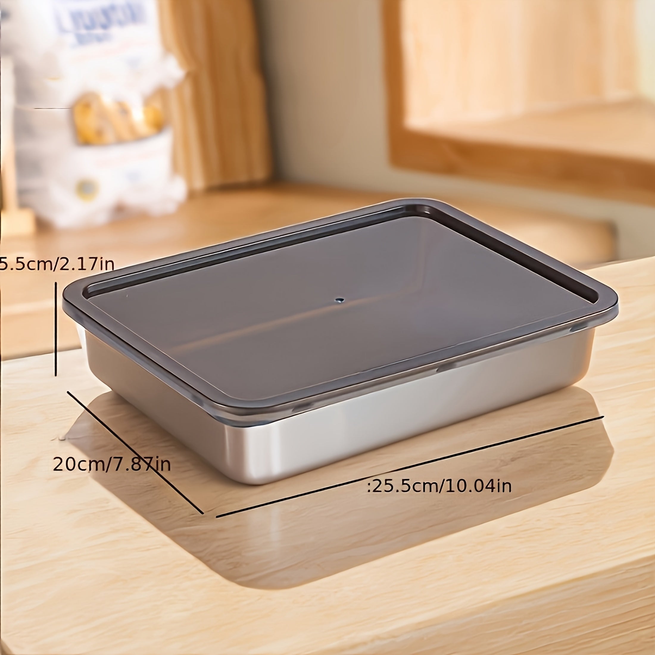 Buy 3 Get 2 Free: 5-Piece Premium Stainless Steel Food Storage Containers – With Lids, Stackable & Easy to Clean – Perfect for Picnics, Meal Prep & Fridge Organization