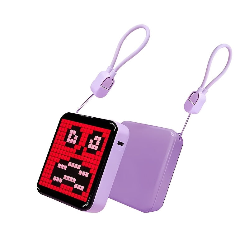 LED Mini Pixel Screen Portable Power Bank